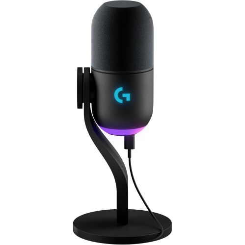 Refurbished - Logitech Yeti GX RGB DYNAMIC Gaming USB Microphone - Black