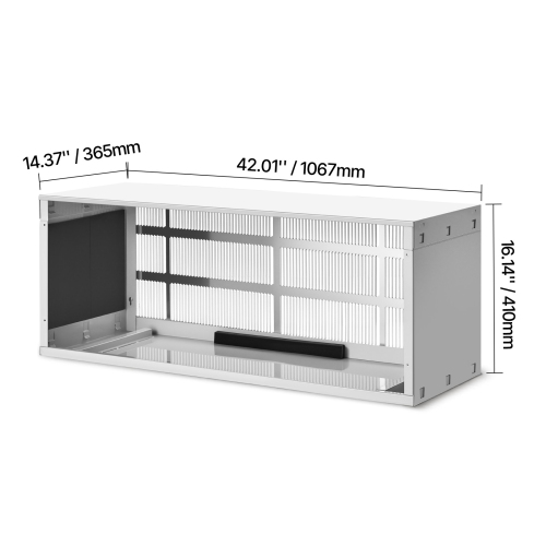 VEVOR 42 in Through the Wall Air Conditioner Sleeve, Exterior Grille, Wall AC Sleeve, Fit Most Brands of Through the Wall Air Conditioner, Durable