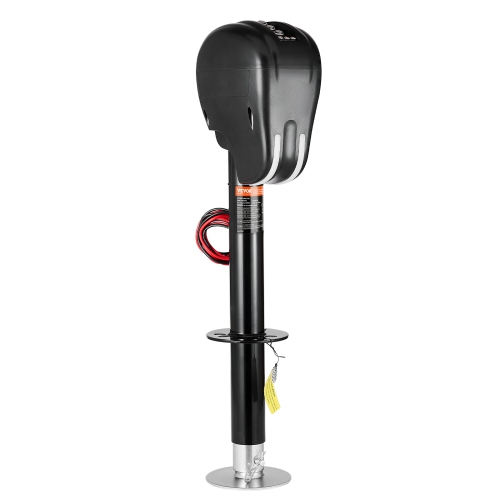 VEVOR 3500 lbs Electric Trailer Jack,Heavy Duty RV Electric Power Tongue Jack with 2 Way Connector, Memory Function, Crank Handle & Weatherproof Jack