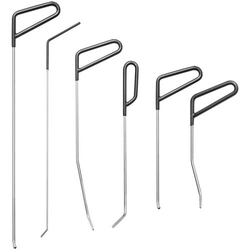 VEVOR 21 PCS Rods Dent Removal Kit, Paintless Dent Repair Rods, Stainless Steel Dent Rods, Whale Tail Dent Repair Tools, Professional Hail Dent