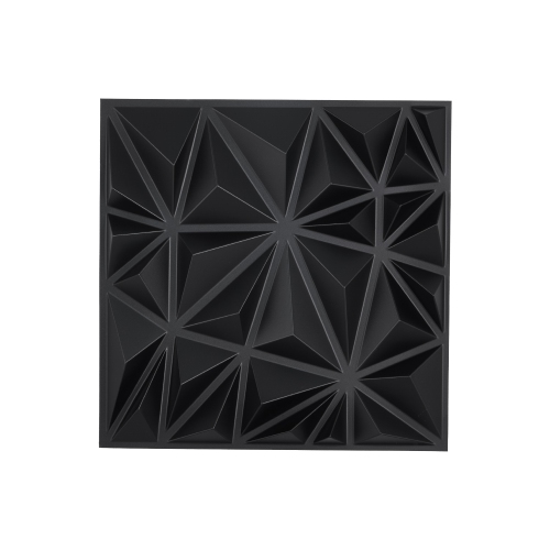 VEVOR  33-Pack 3D Wall Panels, 11.81 X 11.81 In Pvc Modern Art Minimalist Diamond Tiles, 32 Sq.ft Coverage Accent Wall Panel, Interior Home Decor For