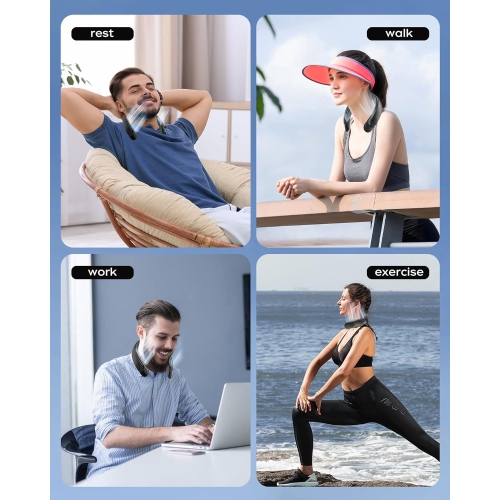 4000&nbsp;mAh rechargeable avec 4 turbos et écran LED, glacière personnelle portative, cadeau élégant pour le gym, les voyages et le bureau