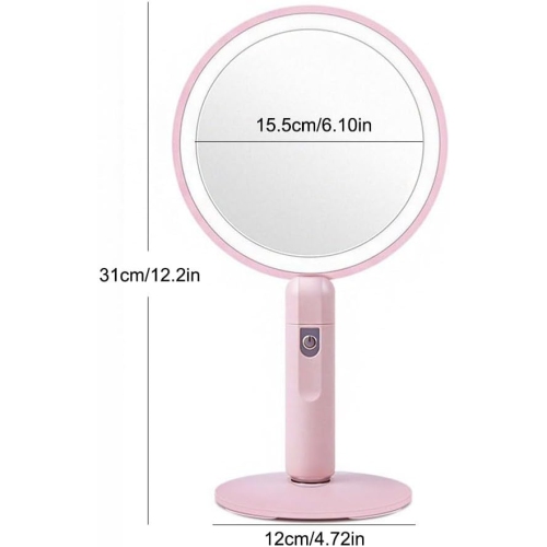 Compact LED, portable hair mirror, dressing table mirror, beauty salon mirror, salon smart lighting mirror