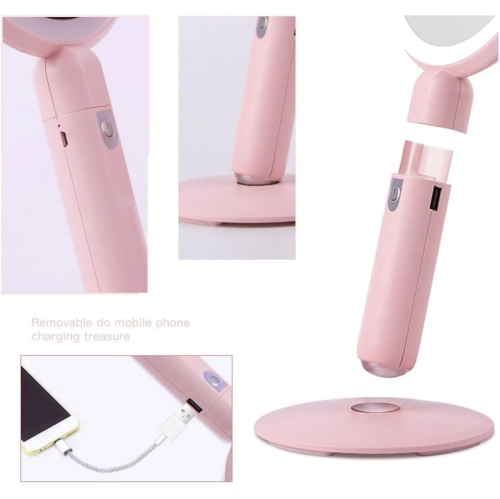 Compact LED, portable hair mirror, dressing table mirror, beauty salon mirror, salon smart lighting mirror
