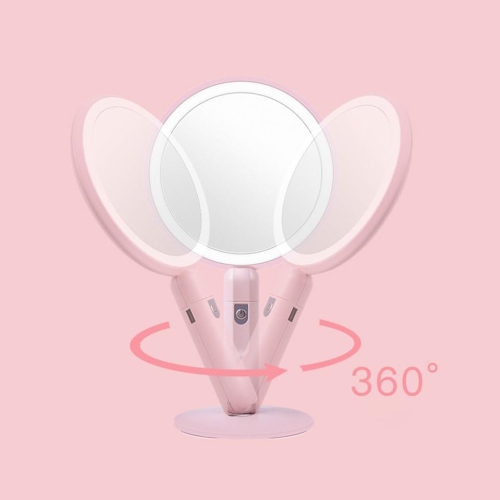 Compact LED, portable hair mirror, dressing table mirror, beauty salon mirror, salon smart lighting mirror