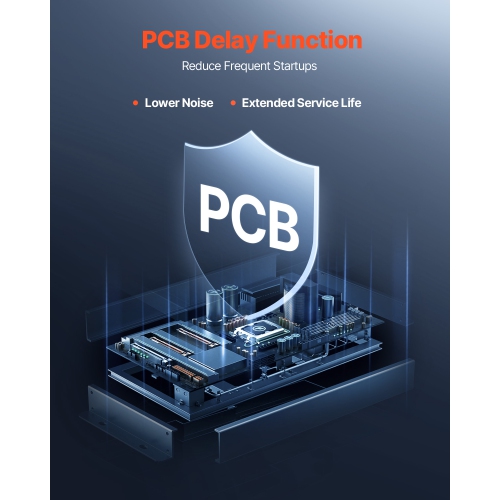 VEVOR 900W Macerator Pump, 48 GPM Flow, 40 ft/12 m Head, Macerator Sewerage Toilet Pump with 4 Water Inlets, Waste Water Disposal Upflush Machine for