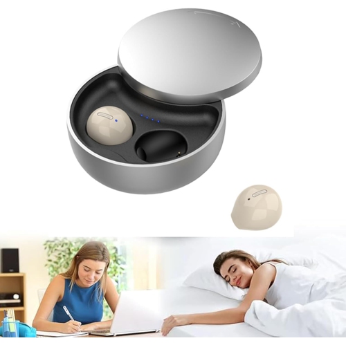 Sleep Earbuds for Side Sleepers,Bluetooth Small In-Ear Headphones,Invisible Earbuds with Charging Case,Mini Wireless Earphones for Sleeping