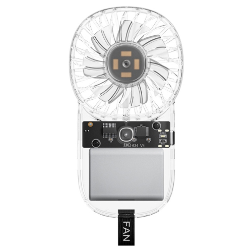 1200mAH high speed handheld small fan transparent fashion handheld fan outdoor small portable USB electric fan