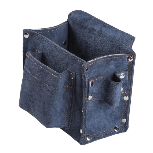GREEN SCENIC  Tool Waist Bag Multifunctional Wear-Resistant Thickened Leather Hardware Tool Storage Tool Bag Suitable for Interior Decoration - Dark