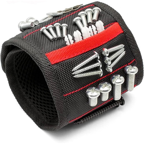 Strong magnet wrist strap electrical woodworking multifunctional hardware tool magnetic magnetic absorption Velcro strap