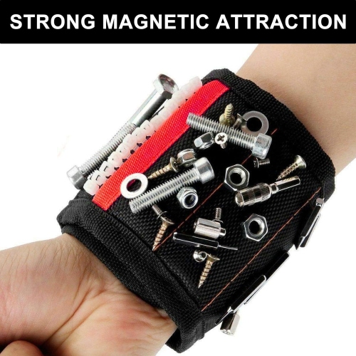 Strong magnet wrist strap electrical woodworking multifunctional hardware tool magnetic magnetic absorption Velcro strap