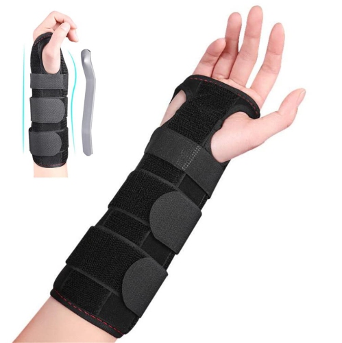 1PCS Carpal Tunnel Splint Brace,Adjustable Night Sleep Wrist Support Brace,Hand Support Wrist Splint for Tendinitis Arthritis Joint Pain Relief,Fits