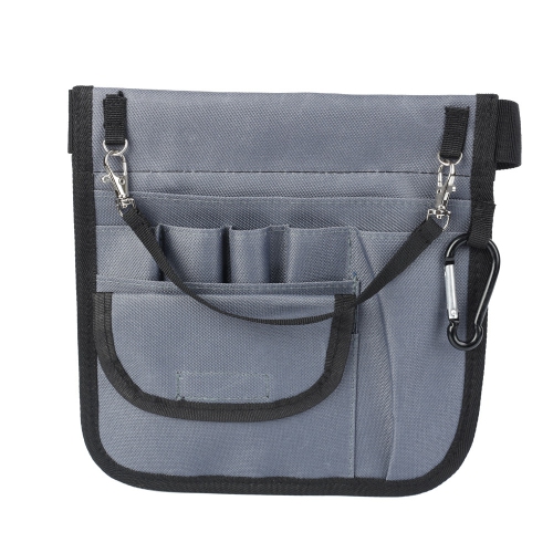 Nurse tool waist bag, portable nurse tool bag, nurse crossbody bag, nurse shoulder bag - gray