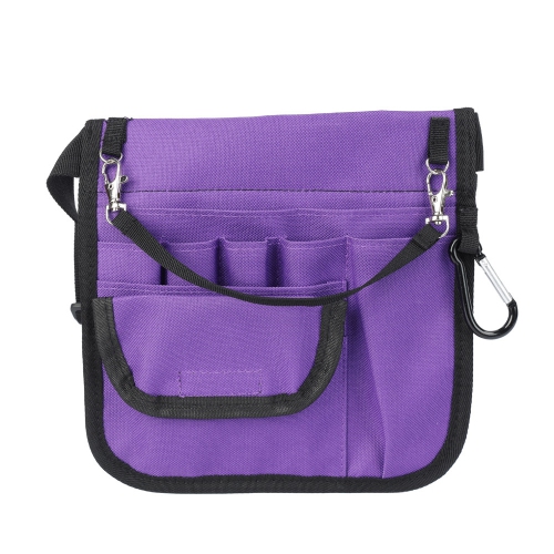 Nurse tool waist bag, portable nurse tool bag, nurse crossbody bag, nurse shoulder bag - purple