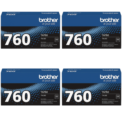 Brother TN760High Yield - black - original - toner cartridge