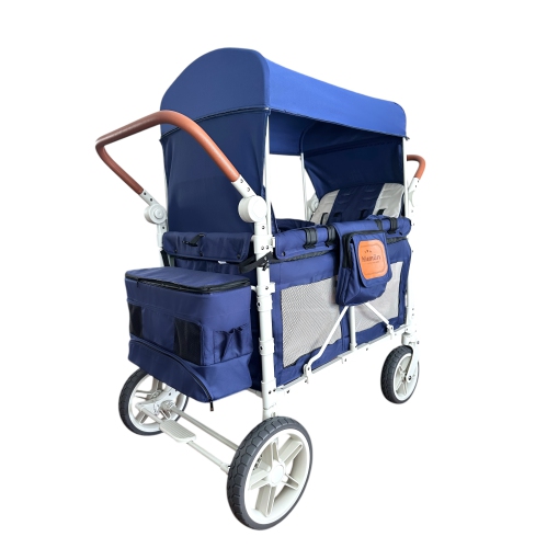 Follemün Celeste L4 Stroller Wagon 4 passenger Beach Wagon - Royal Blue