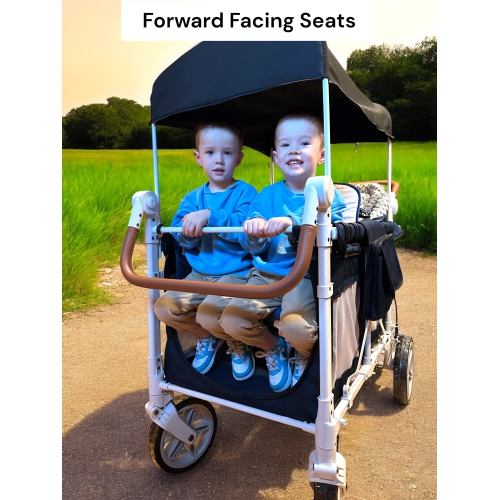 Follemün Celeste L4 Stroller Wagon 4 passenger Beach Wagon - Royal Blue