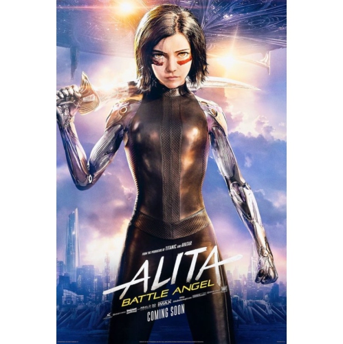 Home Décor ALITA BATTLE ANGEL Original Double Sided 27"x40" Movie Poster ONLY