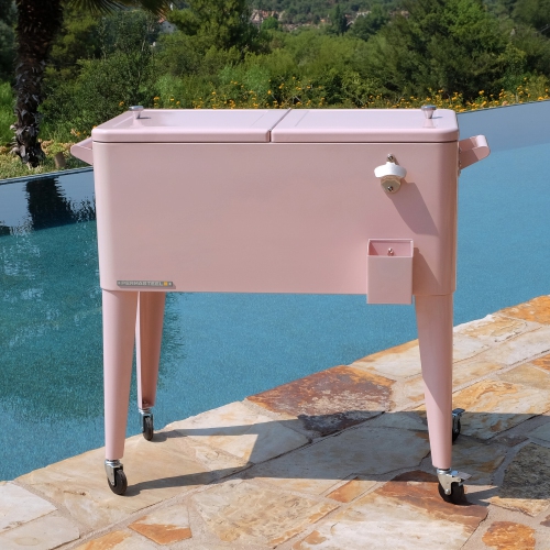 Permasteel - 80QT Patio Cooler - PINK