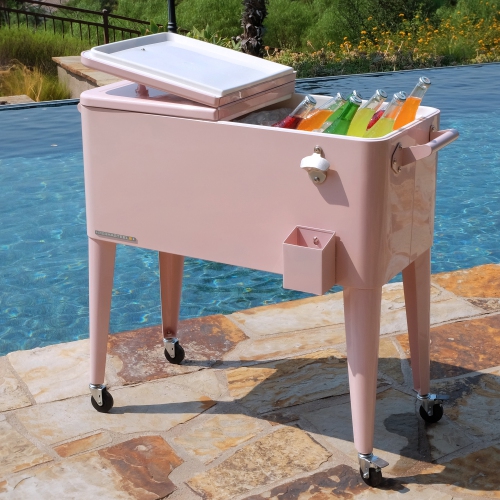 Permasteel - 80QT Patio Cooler - PINK
