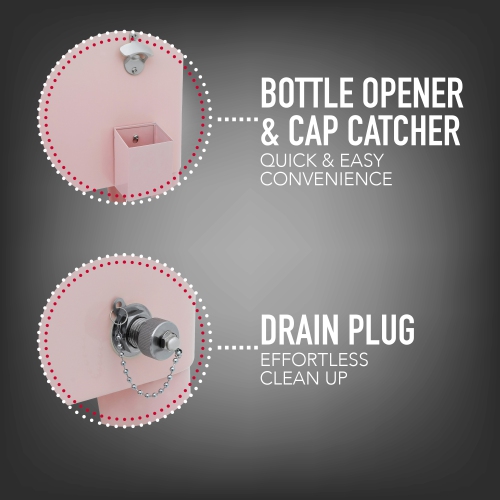 Permasteel - 80QT Patio Cooler - PINK