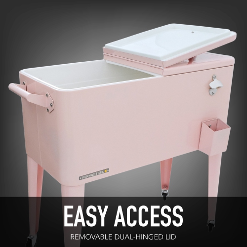 Permasteel - 80QT Patio Cooler - PINK