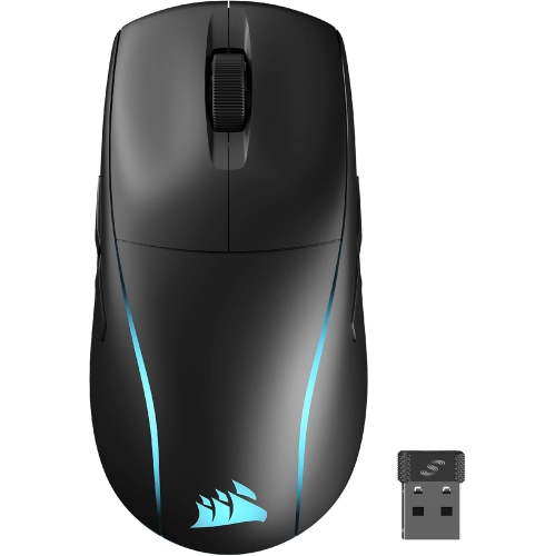 CORSAIR  M75 Wireless RGB Fps Gaming Mouse - 26, 000 Dpi, Ambidextrous, Swappable Side Buttons, Icue Compatible, 89G Great mouse