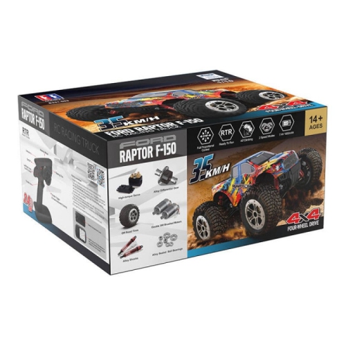 Double E 1:10 Ford F150 High Speed RC Car – Remote Control Fast Off-Road Vehicle