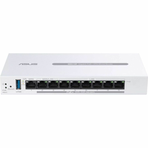 ASUS ExpertWiFi 8-Port Gigabit PoE+ Compliant VPN Wired Router -