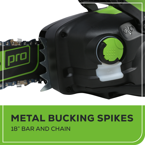 Greenworks 60V 18'' Brushless Chainsaw, Battery and Charger Not Included