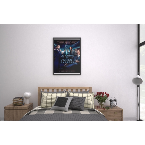 Décoration pour la maison - FRANÇAIS - MURDER IN THE ORIENT EXPRESS Affiche du film original recto verso 27×40