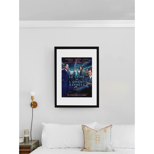 Décoration pour la maison - FRANÇAIS - MURDER IN THE ORIENT EXPRESS Affiche du film original recto verso 27×40