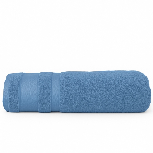 Image 1 of 9.. Beddora 100% Cotton Bath Towel 27" x 54" Soft, Absorbent, Quick-Drying - Navy Blue