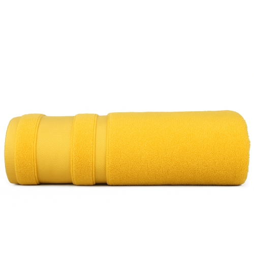 Image 1 of 7.. Beddora 100% Cotton Bath Towel 27" x 54" Soft, Absorbent, Quick-Drying - Yellow