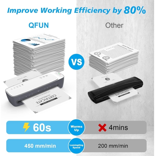 Plastifieuse et feuilles 13 60&nbsp;po, plastifieuse 11x17 plastifieuse thermique à froid, plastifieuse 9 en 1 échauffée sans bourrage, plastifieuse