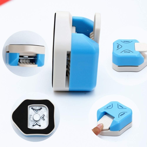 Paper Corner Rounder 3 in 1, Cutter Punches for Paper Crafts, Envelope Punch Board,Hole Puncher, Laminate, DIY Projects, Photo Cutter,Card Making and