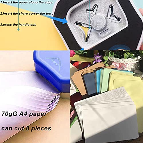 Paper Corner Rounder 3 in 1, Cutter Punches for Paper Crafts, Envelope Punch Board,Hole Puncher, Laminate, DIY Projects, Photo Cutter,Card Making and