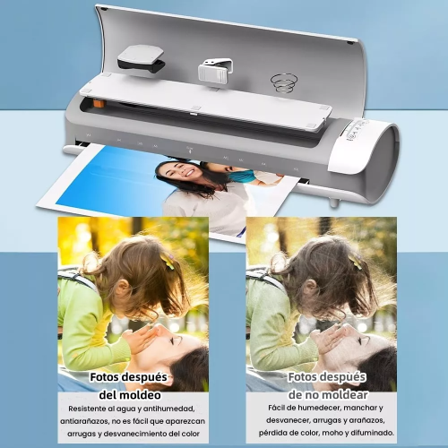 Machine à plastifier 13 pouces Machine à laminer thermique froide pour A3/A4/A5/A6, Machine à plastifier personnelle pour Home Office School