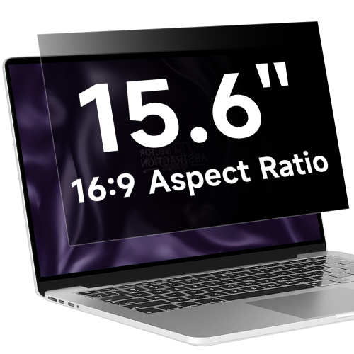 ANTOGOO V  15.6 Inch 1920X1080 Laptop Privacy Screen Filter, Anti Light Glare & Anti Scratch Computer Privacy Shield for 15.6" \w 16:9 Aspect Ratio