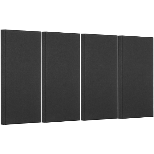 VEVOR 4 PCS Acoustic Panels, 2 inch Thick 23.6 x 11.8 inch Fiberglass Sound Absorbing Panels, Self-adhesive Soundproof Wall Boards, for Studios,
