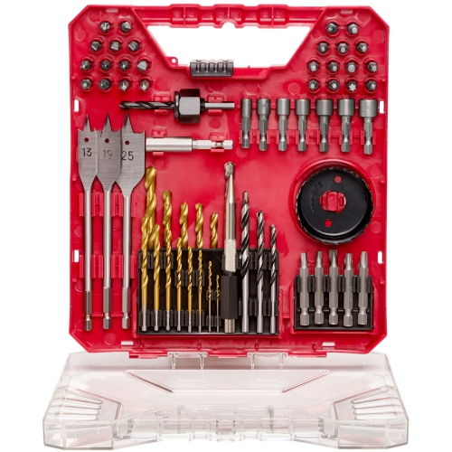 VEVOR 70 Pieces Drill and Driver Bit Set,Screwdriver Bit Set Suitable for Wood Metal Cement Drilling and Screw Driving,Drill Bit Sets Combo Kit