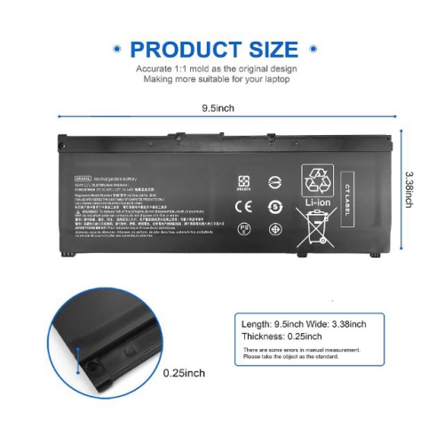 New Battery for HP Pavilion Gaming 15-cx0070tx 15-cx0071tx 15-cx0072tx