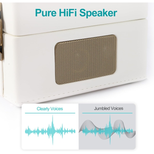 BUGANI Retro Suitcase CD Player with Bluetooth