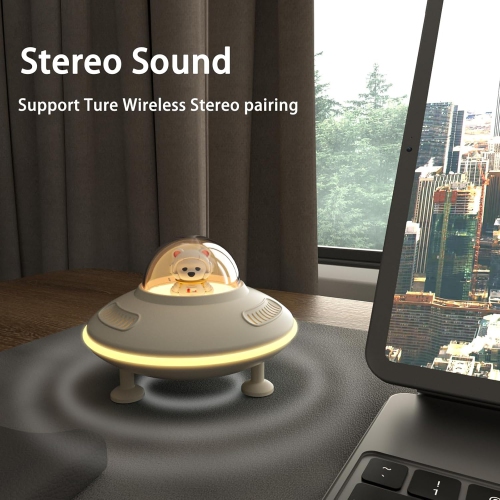 Wireless speaker with light