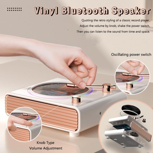 Wireless Speaker with Bluetooth Desktop Music Player