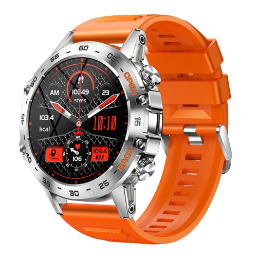 MYACUC  Bluetooth Calling Smart Watch With 1.39-Inch Ips Large Screen, Outdoor Sports Watch With Heart Rate And Blood Pressure Monitoring – In Orange