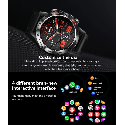 Bluetooth Calling Smart Watch With 1.39-Inch IPS Large Screen, Outdoor Sports Watch With Heart Rate and Blood Pressure Monitoring – Orange