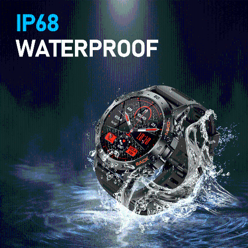 Bluetooth Calling Smart Watch With 1.39-Inch IPS Large Screen, Outdoor Sports Watch With Heart Rate and Blood Pressure Monitoring – Black