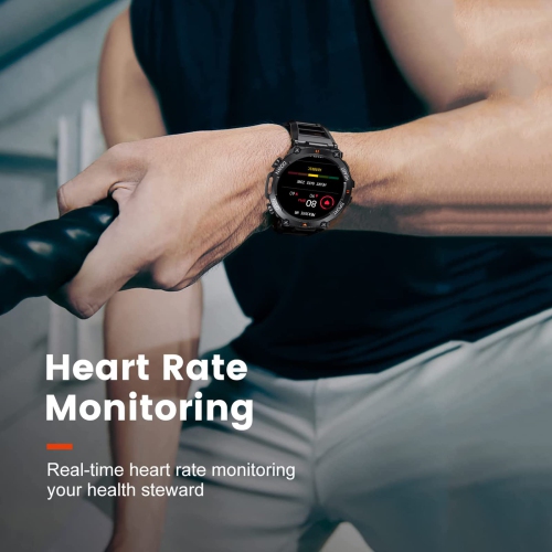 Men's Sports Watch, Bluetooth Call Smart Watch With Blood Pressure, Blood Oxygen, and Heart Rate Monitoring