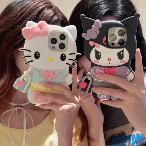 KT cat iPhone 15 mobile phone case